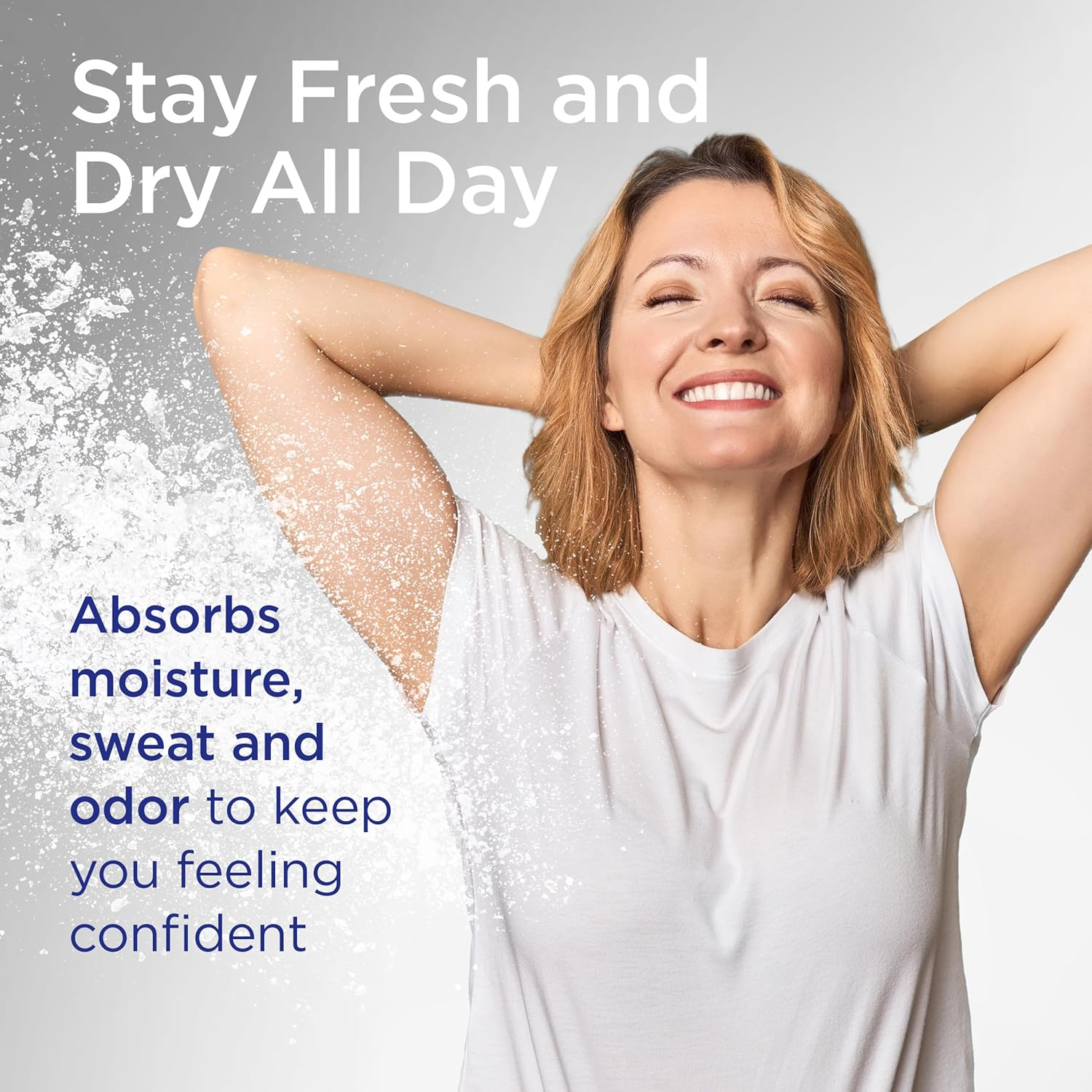 Shower to Shower, Absorbent Body Powder Morning Fresh, 13 Oz image number 5