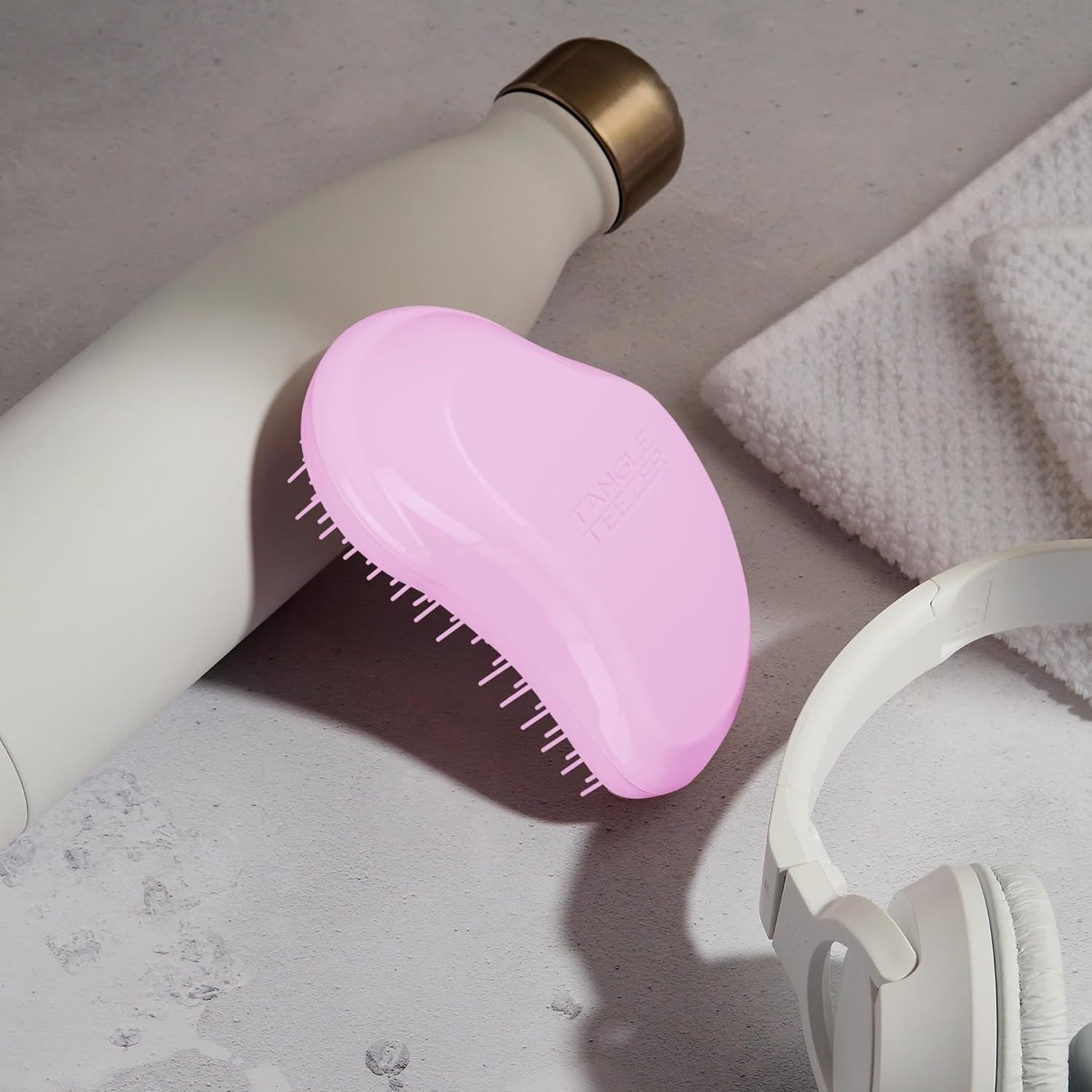 Tangle Teezer | the Fine and Fragile Detangling Hairbrush for Wet & Dry Hair | Colour Treated, Fine, Fragile Hair | Pink Dawn image number 4