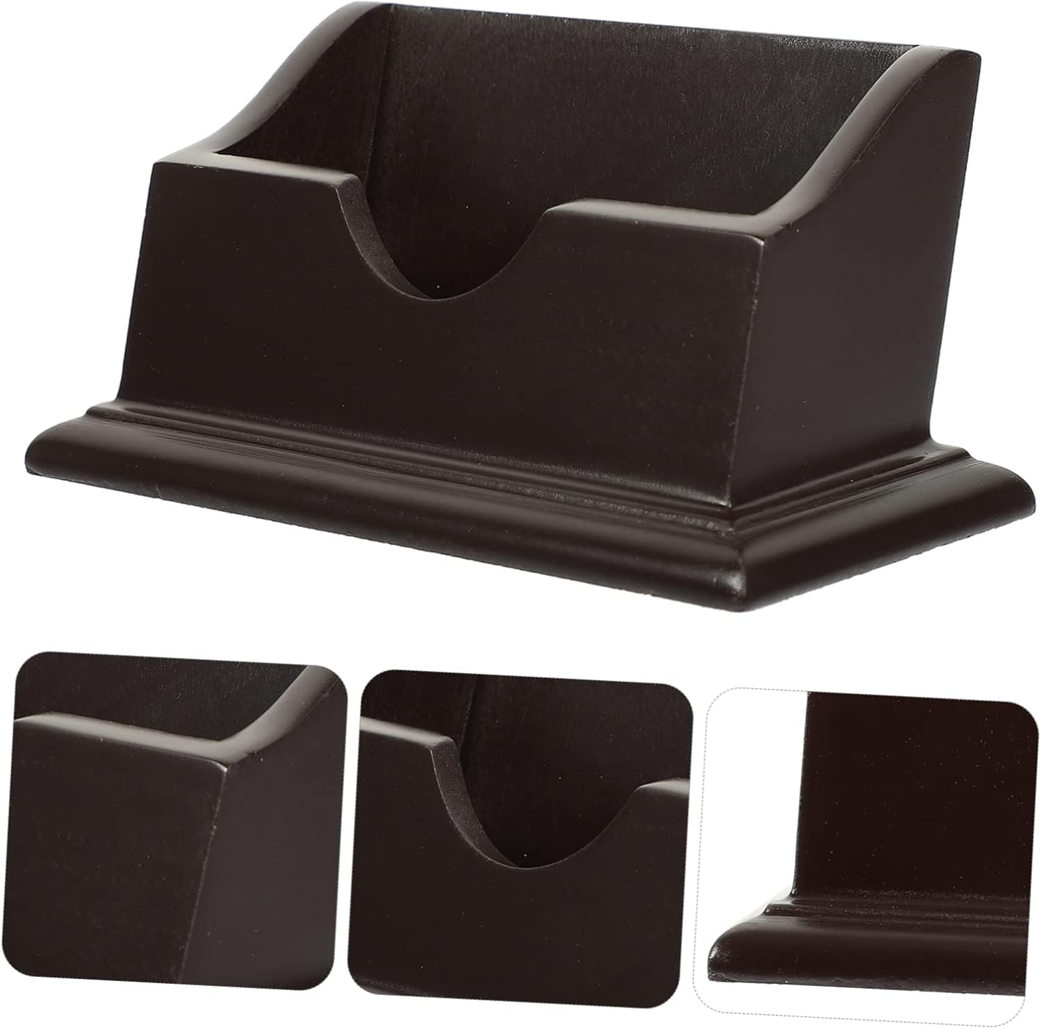 STOBOK 2Pcs Business Card Holder Multi-Grid Cards Storage Container Office Supply Desk Accessories image number 3