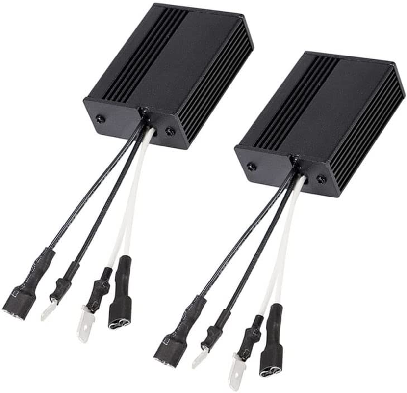 AUXITO H7 LED Decoder for Headlight or Fog Light, Canbus Error Free anti Flickering Resistor (Pack of 2)