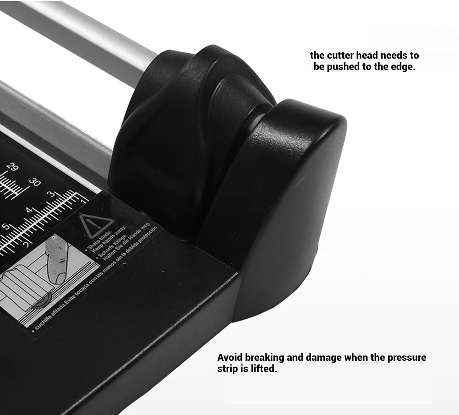 Paper Cutter, A2 Metal Guillotine Paper Cutter Cutting Performance up to 10 Sheets, Guillotine Blade Trimmer with Sliding Cutter Head, for A4 A5 Paper,Craft Paper, Photo, Coupon and Label