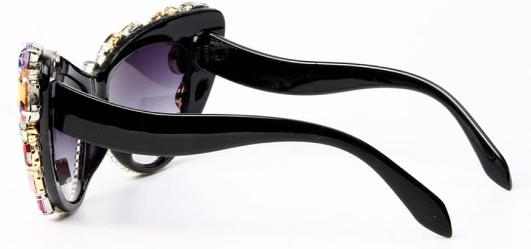 Oversize Cat Eye Diamond Sunglasses Women Designer Luxury Crystal Sexy Sun Glasses for Ladies Eyeglasses Feminino image number 2