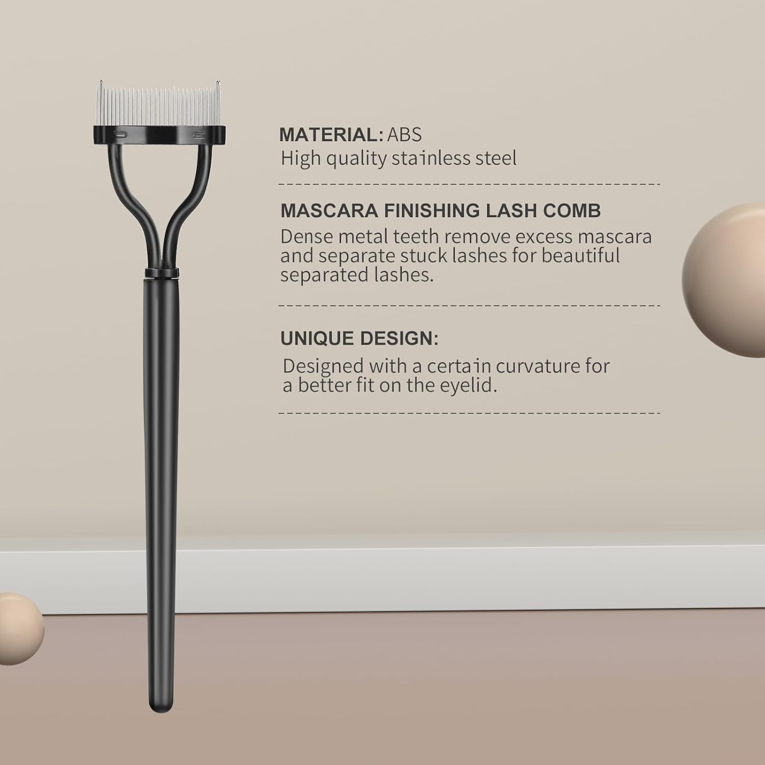 Eyelash Comb Lash Separator Brush Mascara Clump Remover Professional Eye Makeup Tools image number 4