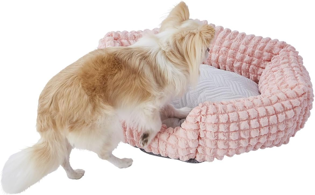 Add.Mate Cuna Cooling Hexagon Bed for Dogs and Cats, Pale Pink image number 3
