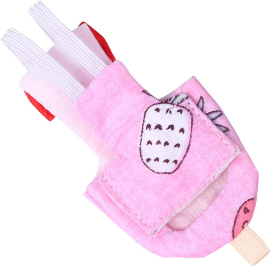 Minkissy 1Pc Bird Diaper for Pigeons and Geese Washable Nappy Bowknot Design Elastic Band for Comfort Suitable Parrots Bowknot and Absorbent image number 2