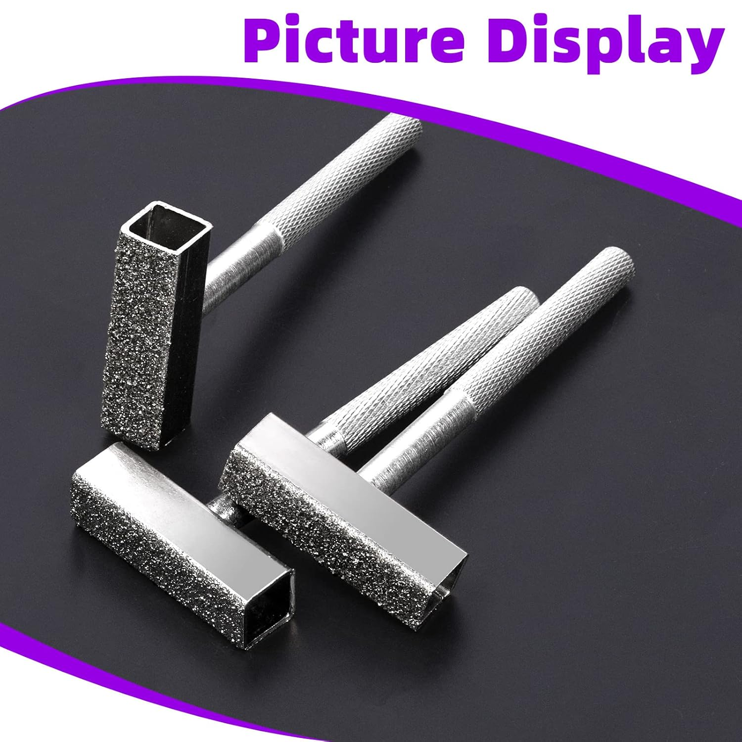 Swpeet 3Pcs Silver 45Mm Grinding Wheel Dresser Diamond Grinding Wheel Dresser Stone Dresser Assortment Kit, Grinder Correct Dressing Tool Perfect for Deburring Wheels and Truing Grinding image number 5