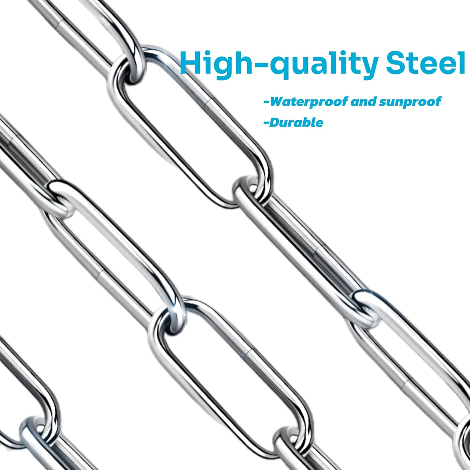 201 Stainless Steel Clothesline, Portable Heavy Duty, Double Hooks, Indoor Outdoor Use image number 2