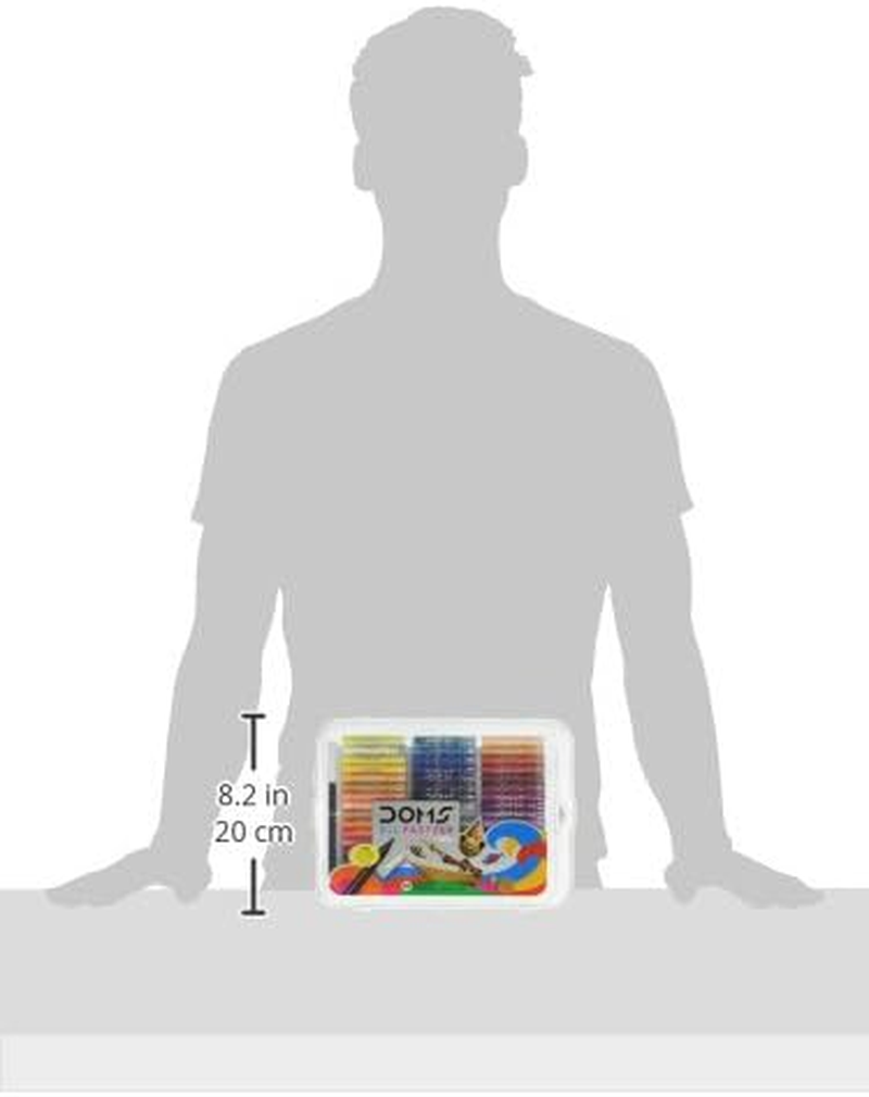 DOMS Oil Pastels 50 Shades, Non-Toxic EN 71-3 Standard Certified image number 1