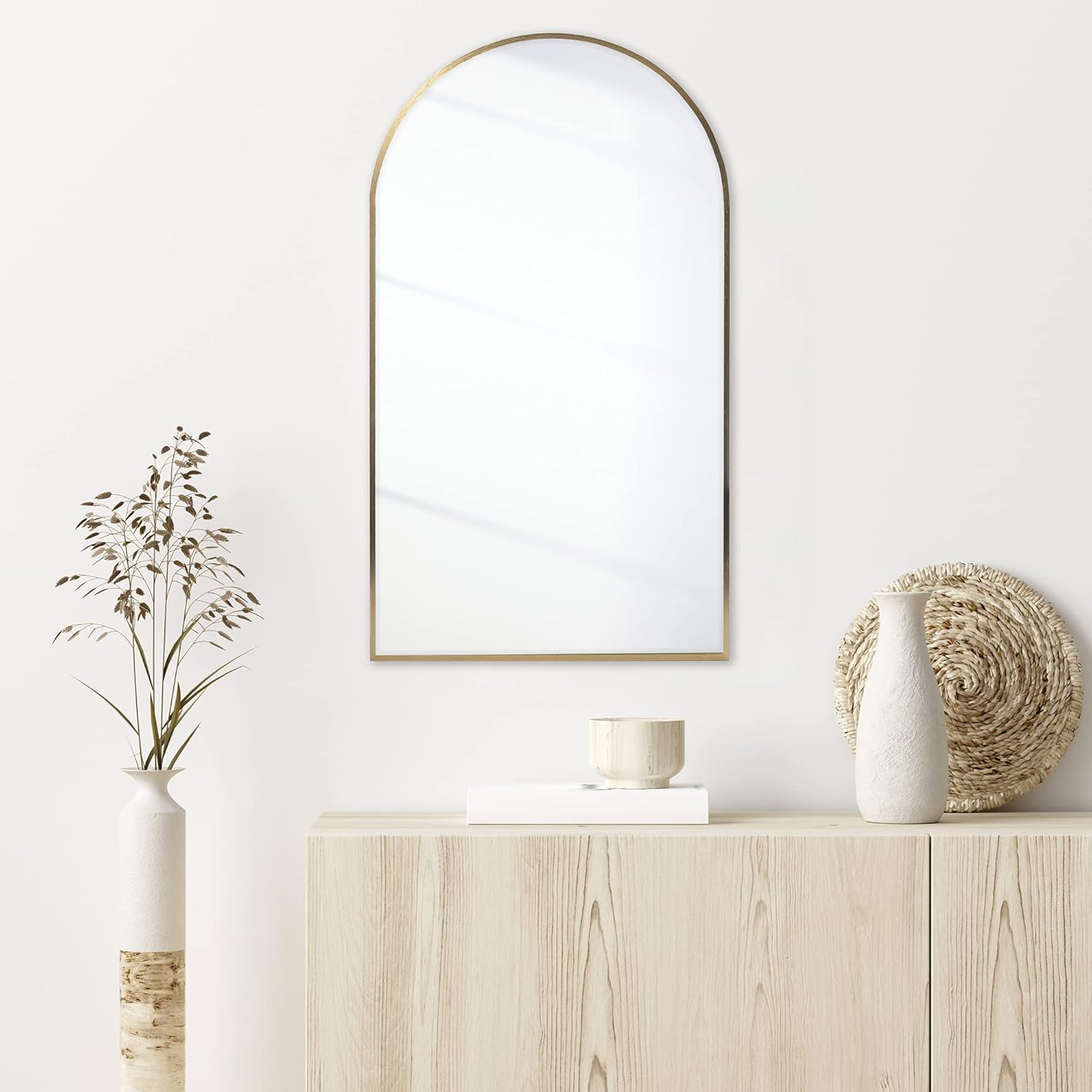 Cooper & Co. 80Cm Naomi Arched Wall Mirror Gold image number 1