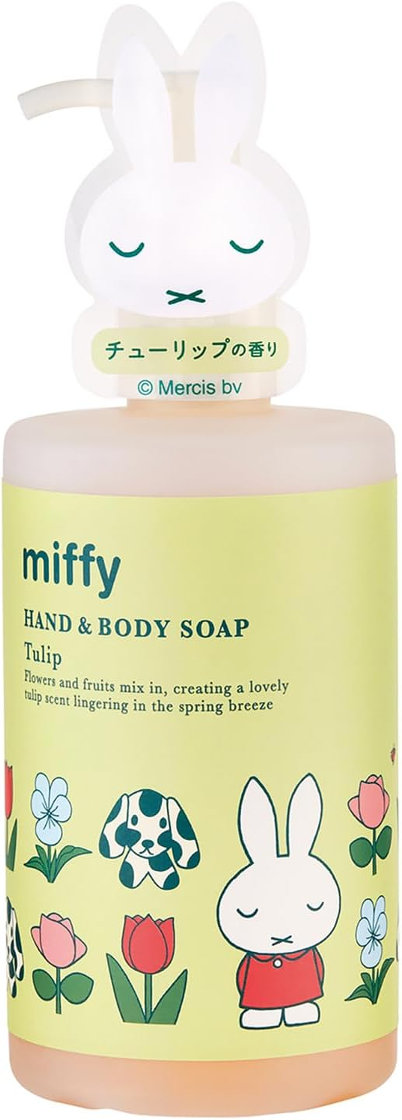 Miffy Oil in Hand & Body Soap Tulip 10.1 Fl Oz (300 Ml) Liquid Multi Soap