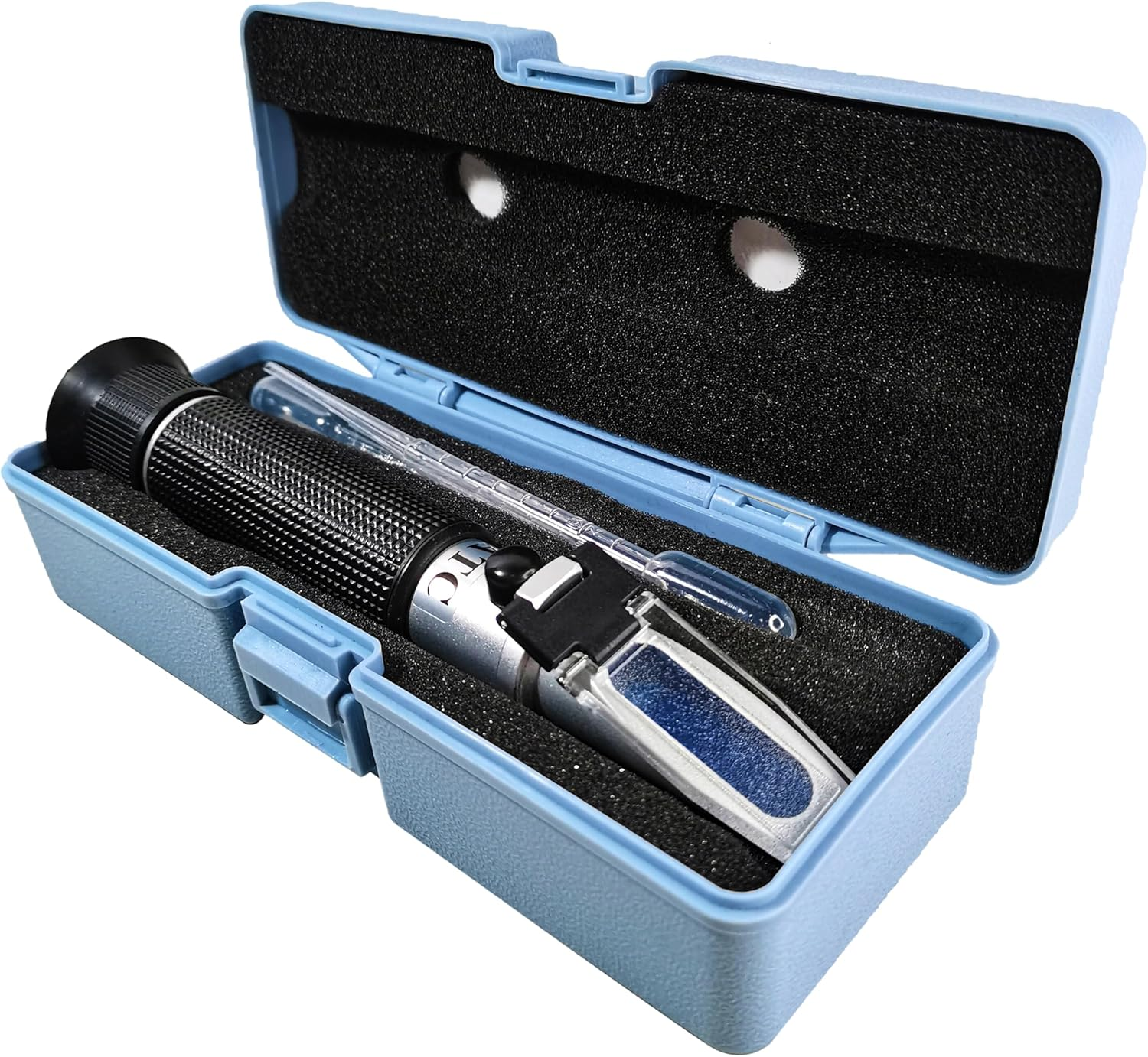 Salinity Refractometer for Seawater and Marine Fishkeeping Aquarium 0-100 PPT with Automatic Temperature Compensation, by Aqueous Lab image number 2