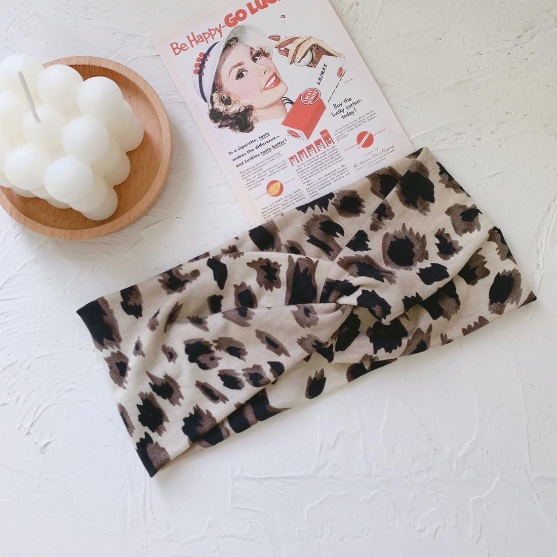 Headbands for Women, 3 Pieces Headband Women'S Wide Elastic Boho Hair Bands, Elastic Hair Bands for Women, Turban, for Short Hair, Yoga, Workout, Running, Sports, Multicoloured image number 5