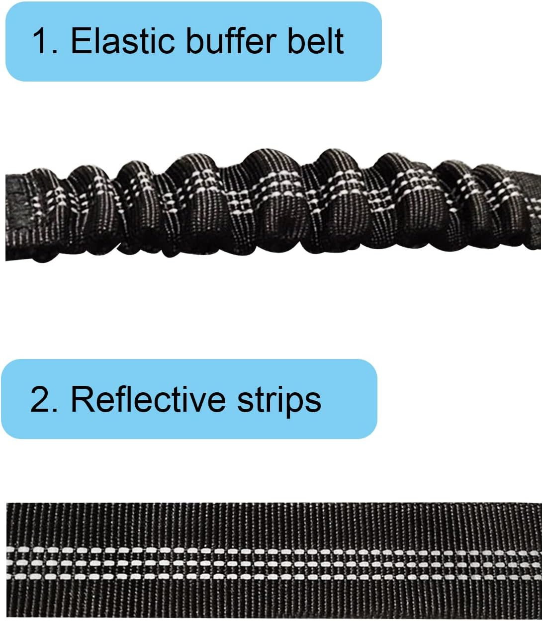 Dog Seat Belt Car - Dog Car Seat Belt for Small Dog Medium-Sized Dog Puppy Dog Car Harness Dog Accessories (Black) - Black image number 6