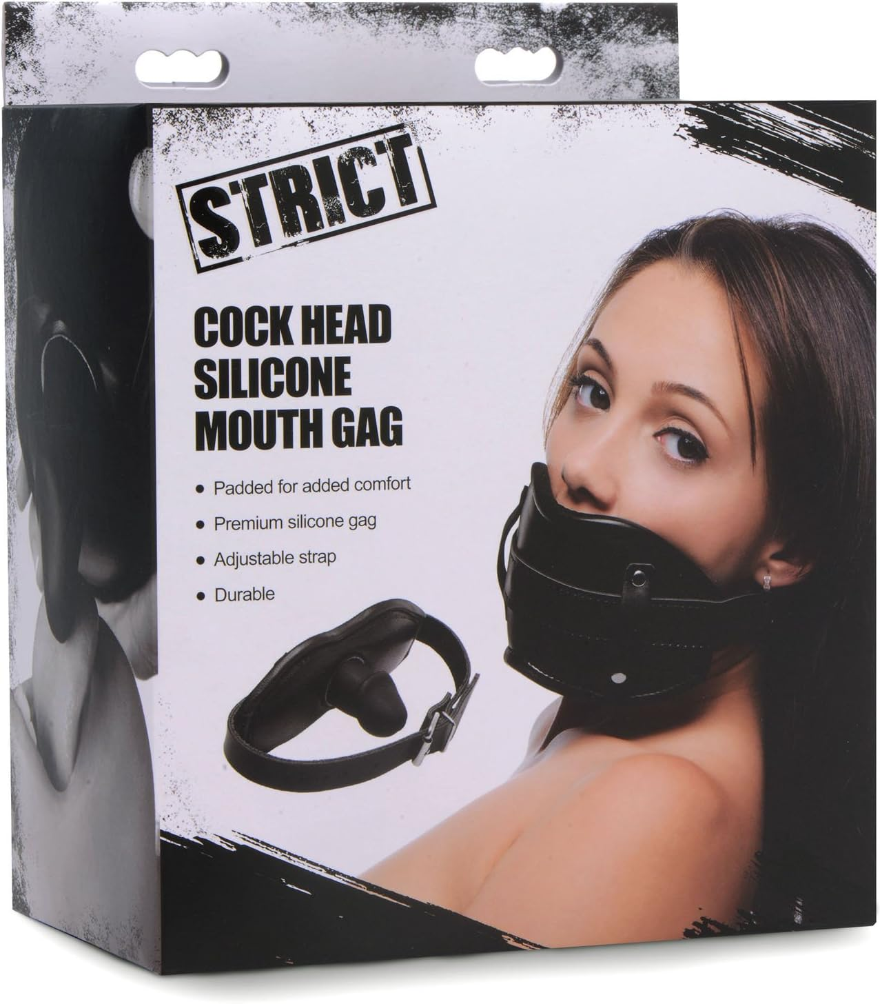 STRICT Cock Head Silicone Mouth Gag image number 3
