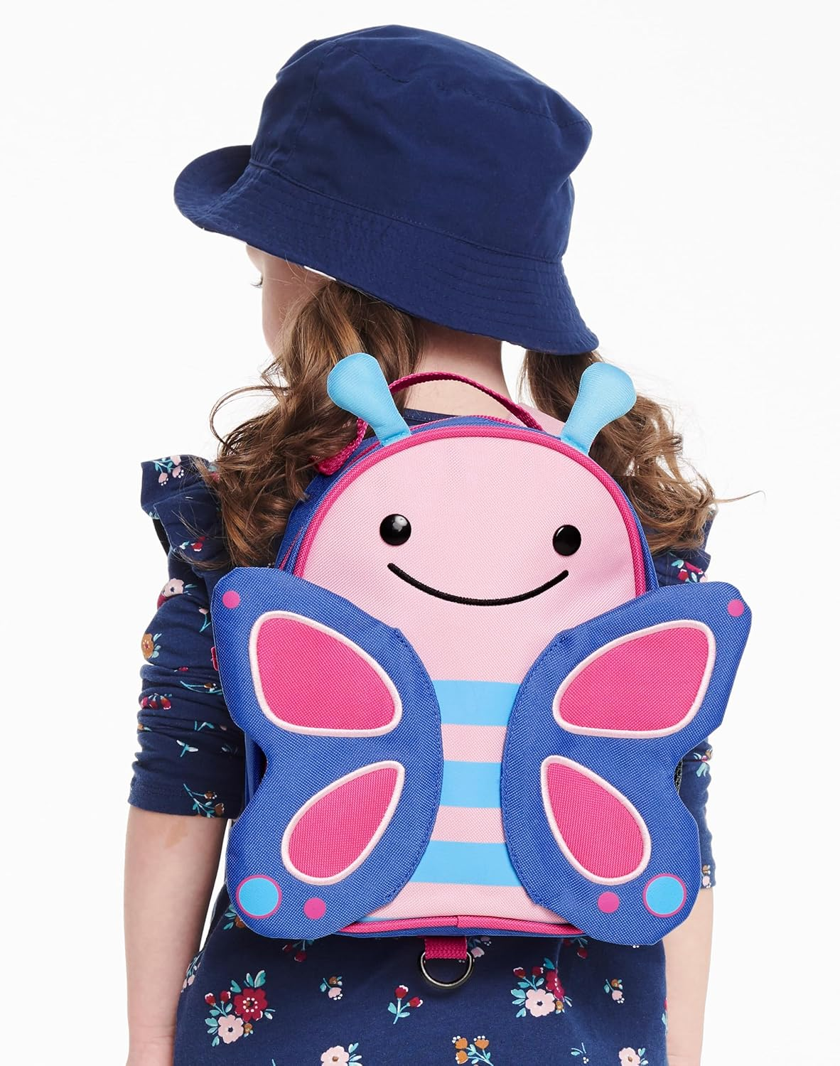 Skip Hop Zoo Little Kid and Toddler Safety Harness Backpack, Blossom Butterfly, 7.5X3.25X9 Inch (Pack of 1), 212262 - Fox image number 6