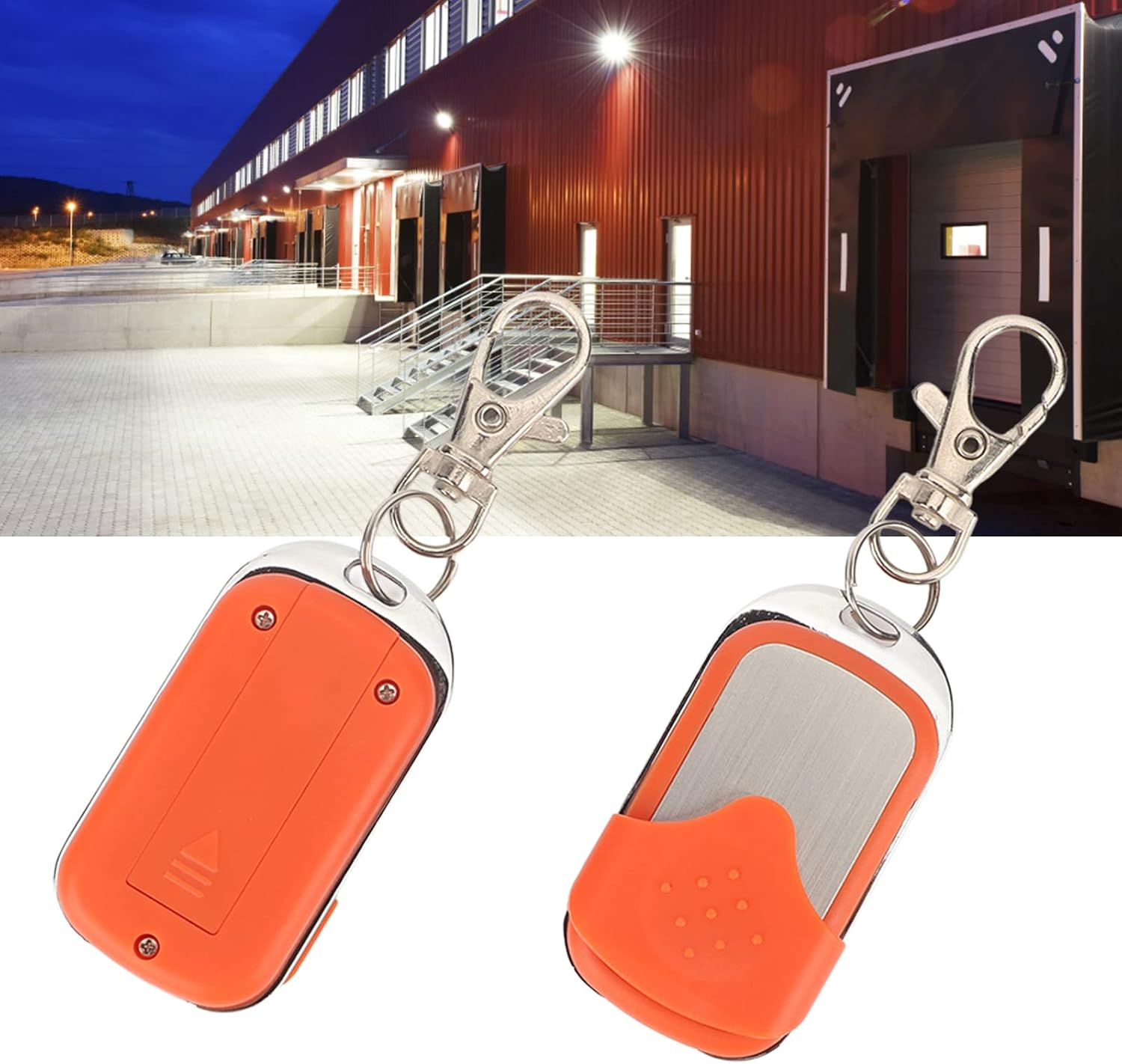 2Pcs Gate Opener, 433Mhz Universal Multipurpose Sensitive Remote Control, Electric Cloning Garage Door Opener for Electric Rolling Driveway Gate, Chicken Coop Doors image number 1