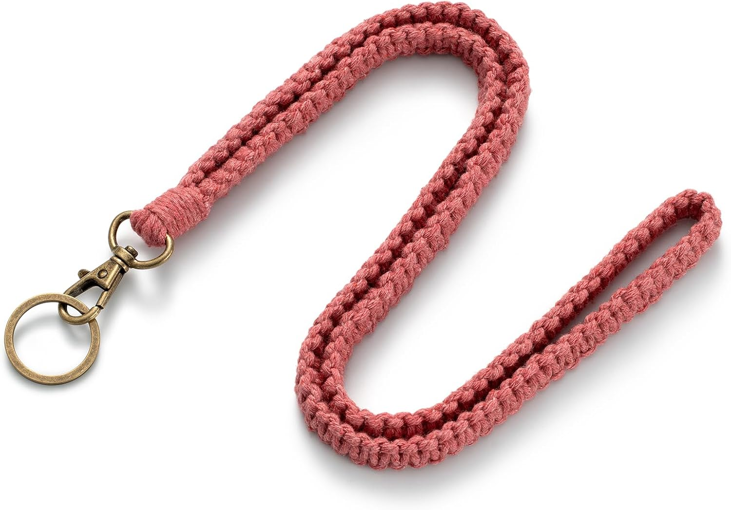 MORSUNBELA Lanyard,Neck Handmake Lanyard Green,Lanyards for Keys,Work ID Card Bohemian Wrist Strap Keychain for Teacher Office image number 3