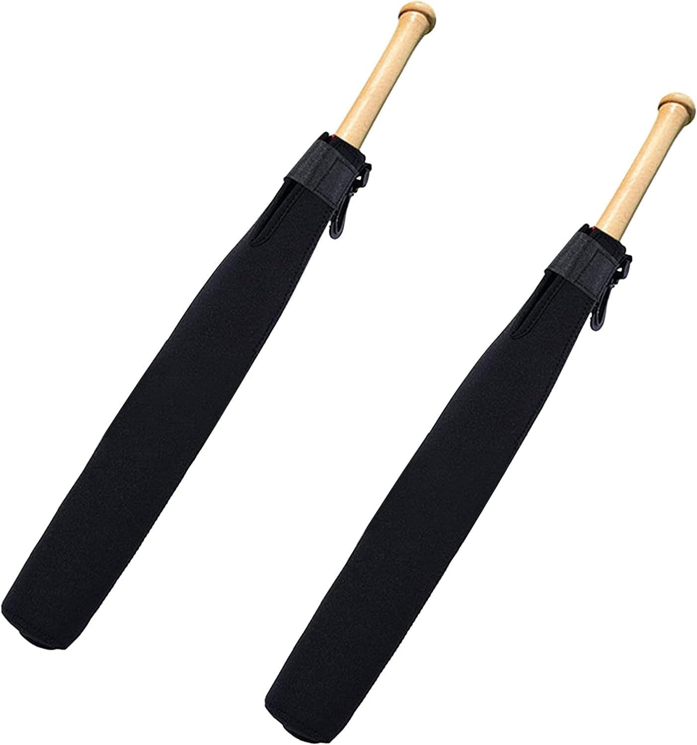 2 Pcs Baseball & Softball Bat Sleeve Warmers Thermal Protector Cover for Composite Bats, Reduces Vibration, Enhances Grip - Training & Cold Weather Batting Accessories image number 1