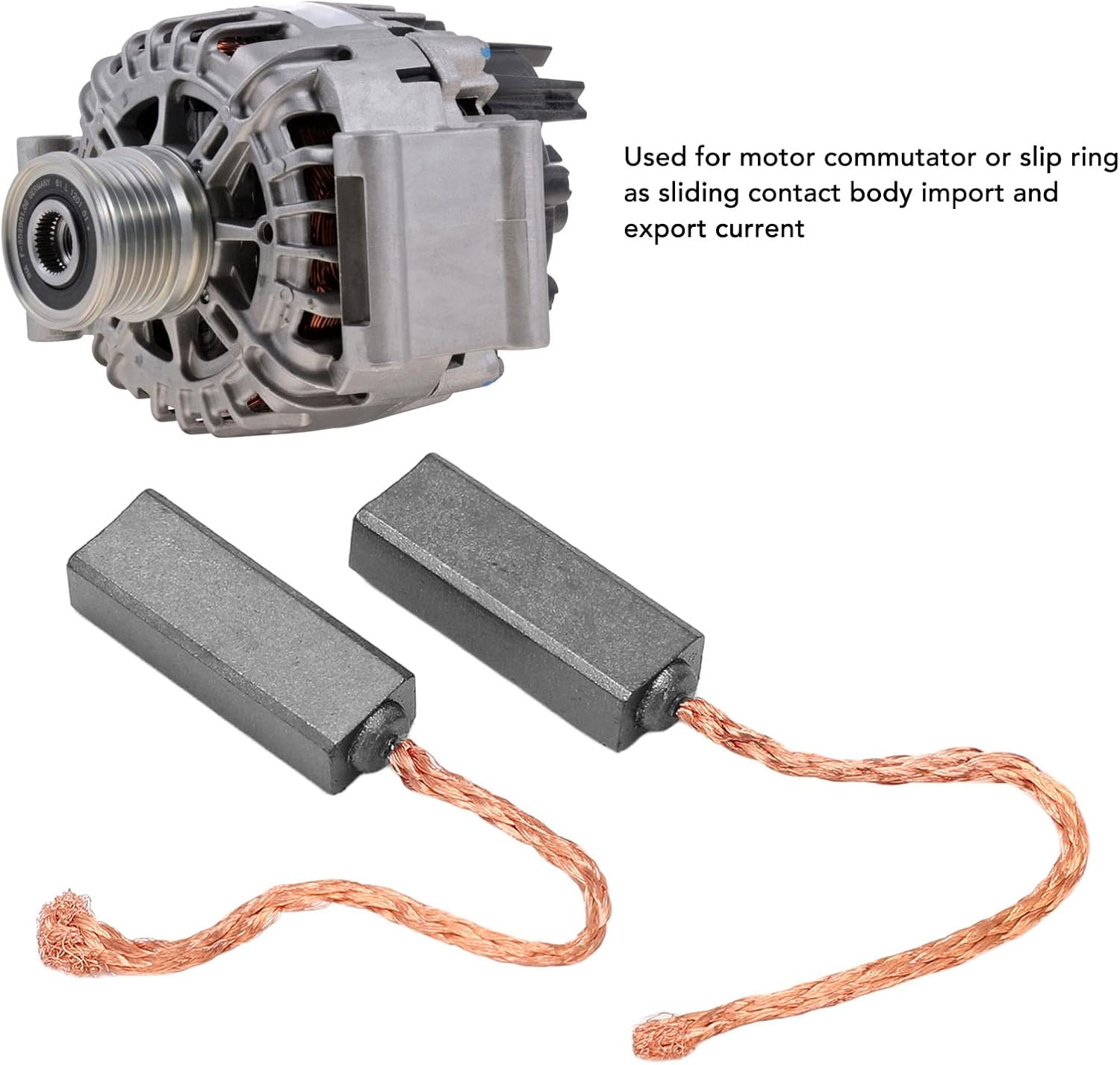 4 Pcs Alternator Regulator Brush Set, Carbon Brush PX602 PX60 092950 300722 92950 Generator Electric Motor Brush Replacement for Bosch image number 3