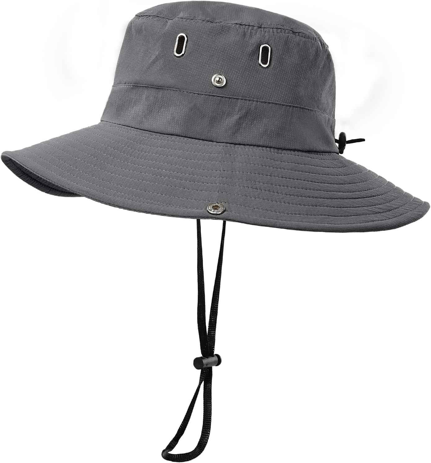 Surblue Boonie Sun Hat Wide Brim Fishing Hat with String for Hiking, Travel