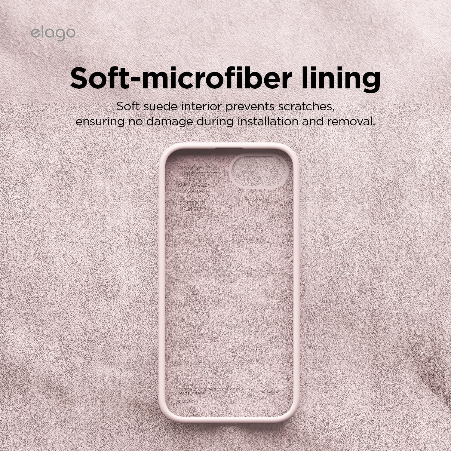 Elago Silicone Case Compatible with Iphone 16E Cover, Premium Liquid Silicone Case, Full Body Protective Cover, Shockproof, Anti-Scratch Soft Microfiber Lining (Lovely Pink)