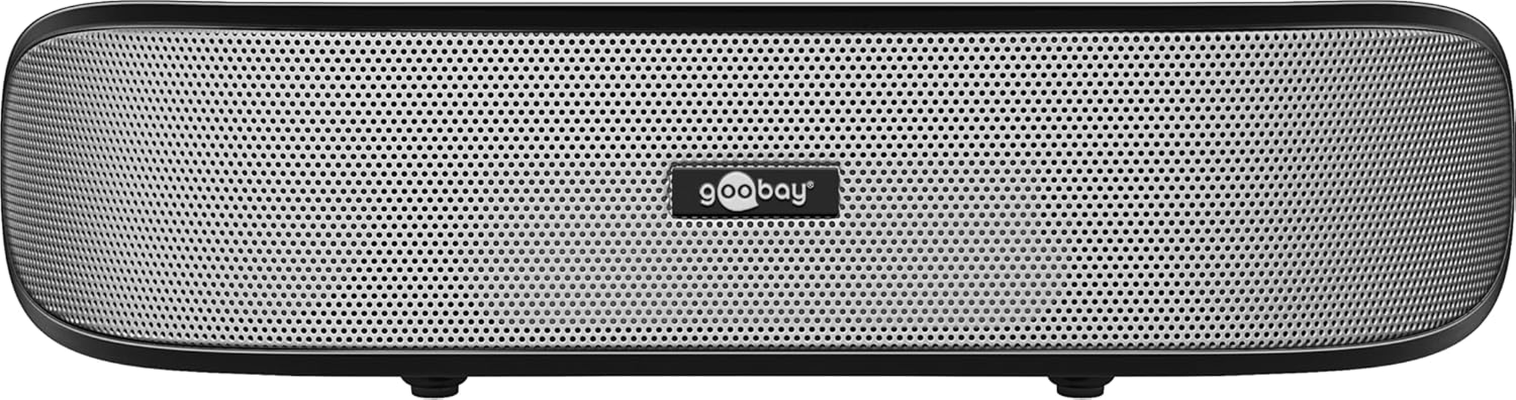 Goobay Portable Mini Stereo Soundbar, Black