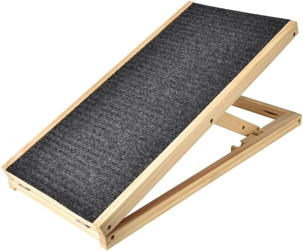 Ramp for Dog, for Cat Stair with Non-Slip Carpet Can Support 150Kg, Adjustable from 30Cm to 40Cm, Fold Ramp for Cars, Bed and Sofa image number 2