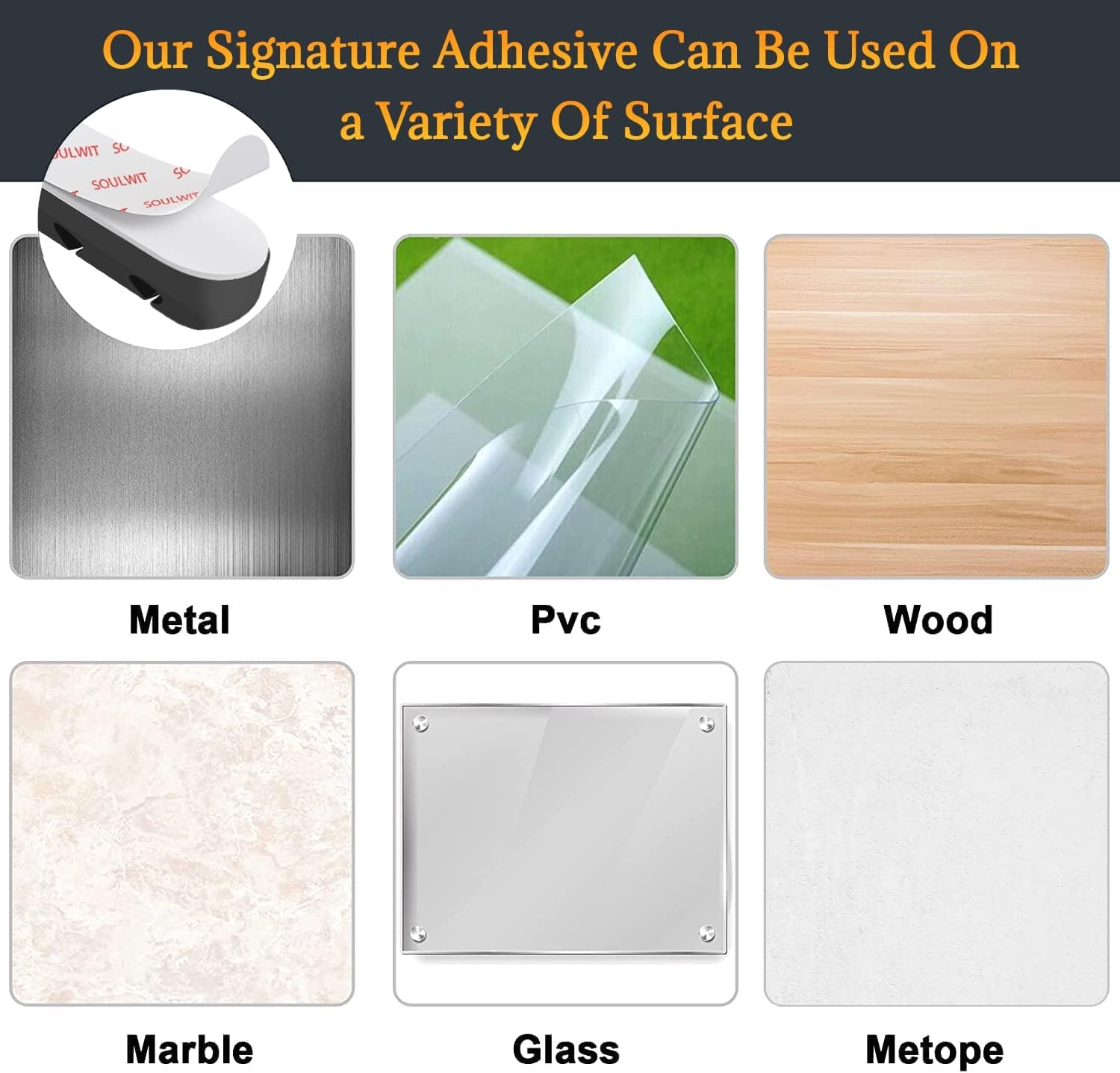 SOULWIT 3-Pack Cable Holder Clips, Desktop Cable Organizer Cord Wire Management for USB Charging Cable Power Cord Mouse Cable PC Office Home (753-Slot-Black) image number 7