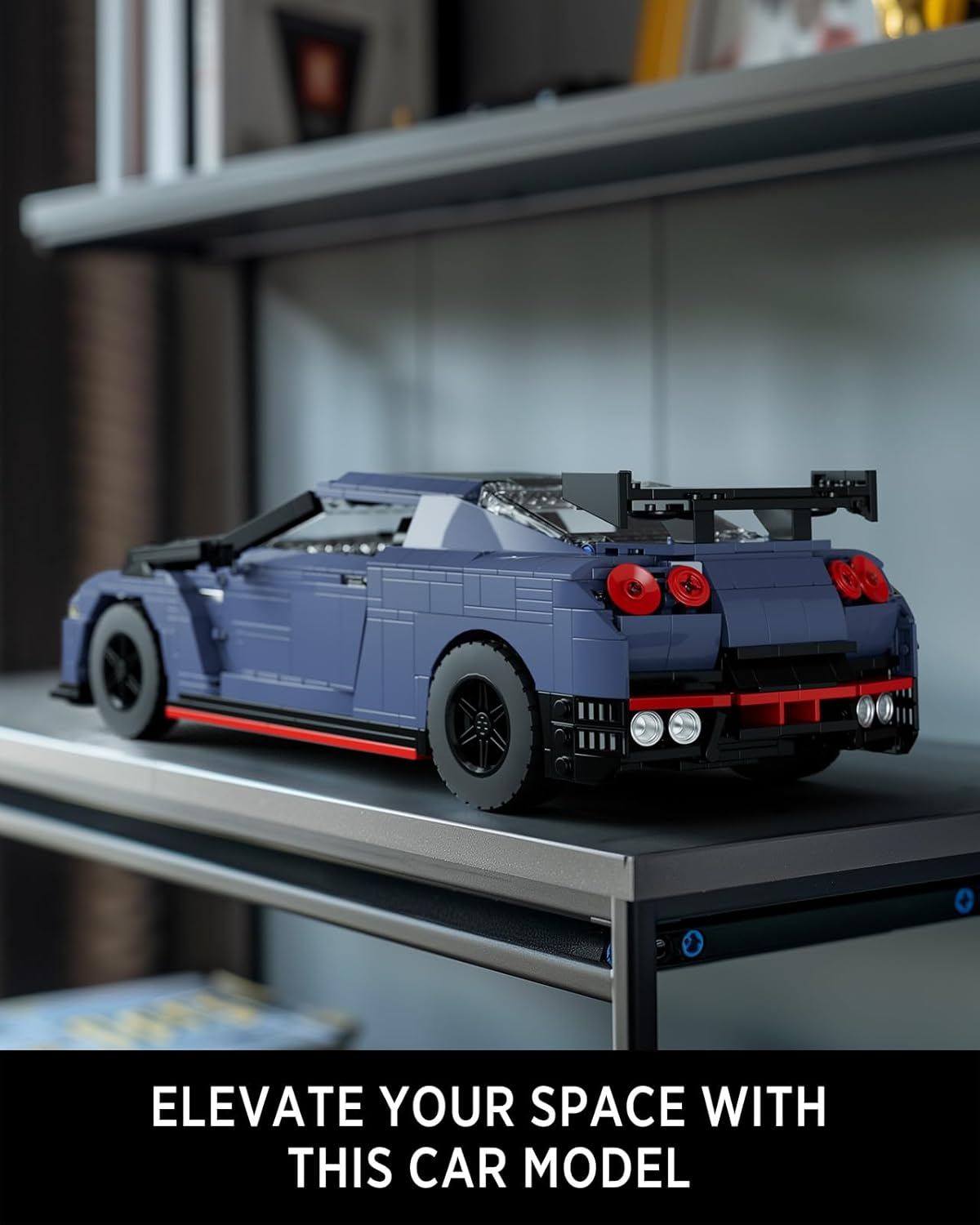 Nifeliz GTRS-35 Sports Car Building Sets, 1:14 Scale Collectible Model Set for Adults Car Enthusiasts, Gifts to Build and Display (1323 PCS, NF10285) image number 5