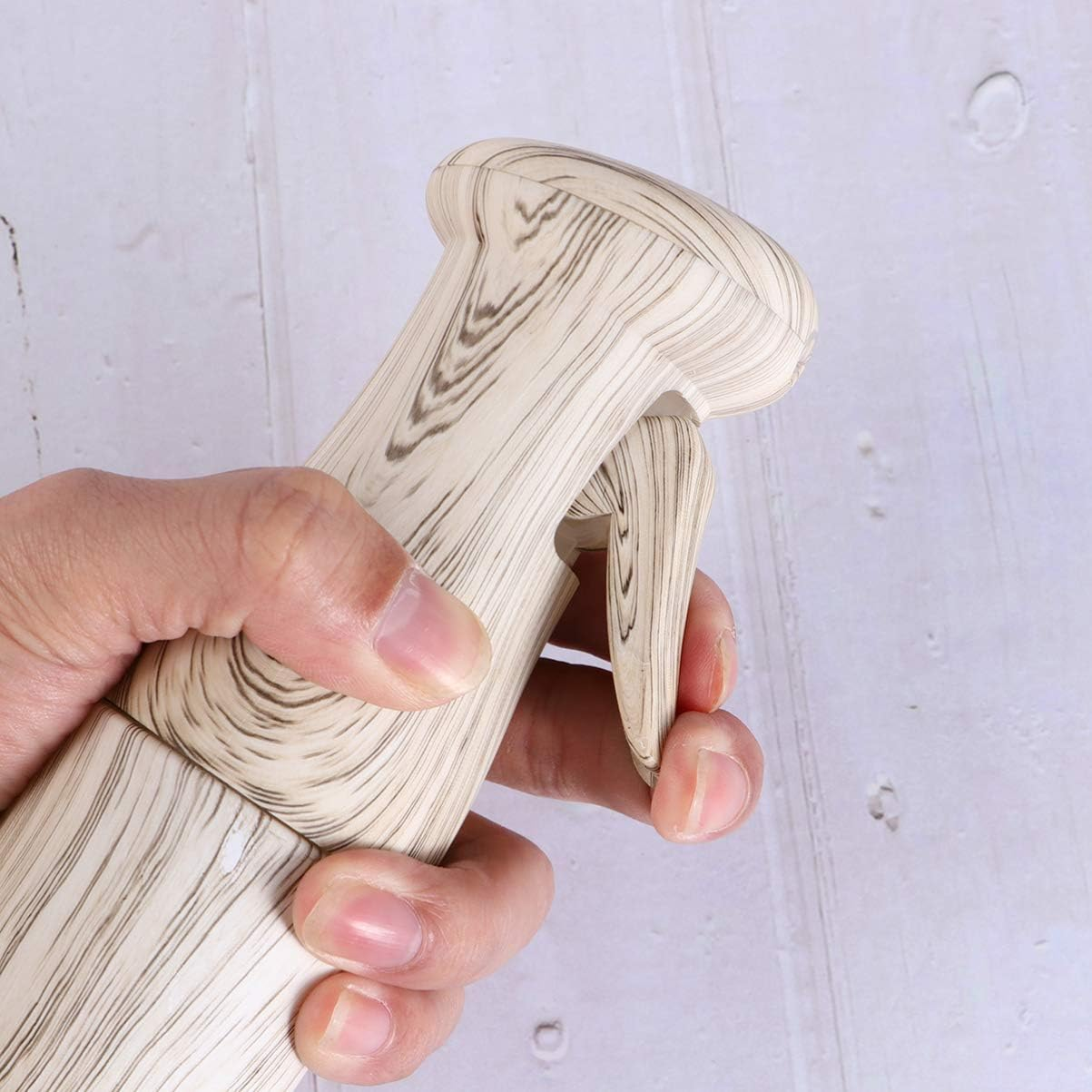 Lurrose Empty Spray Bottle Wood Grain Continuous Fine Mist Spray Water Bottle Stylist Refillable Sprayer Bottle 250Ml image number 5