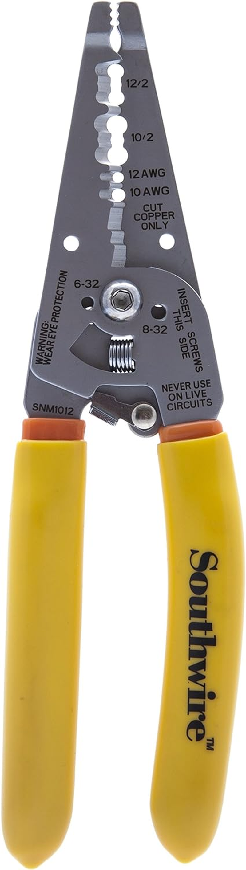 Southwire - 58278440 Tools & Equipment SNM1012 10-12 AWG Ergonomic Handles NM Cable Wire Stripper/Cutter image number 2