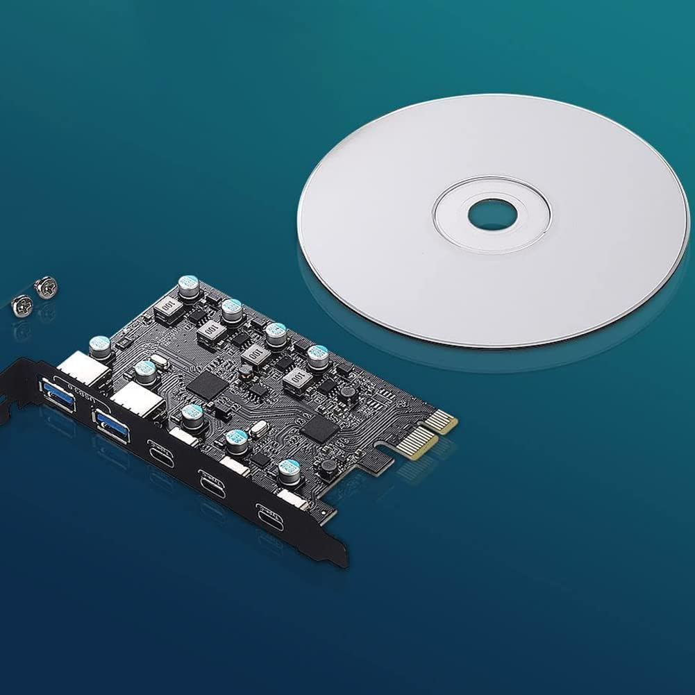 Aribrnten Pcie Expansion Card to 5 Port (3X USB C,2X USB 3.0-A) PCI Express Expansion Card for /8/7 and OS 10.8.2 image number 5