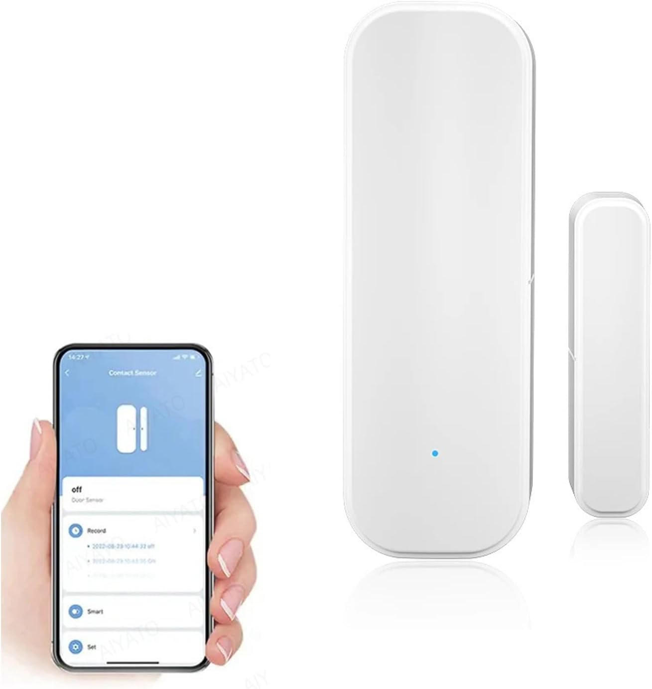 Gdsanlian Zigbee Smart Contact Sensor, Smart Home Security System, Home Automation,Safety Protection,Window/Door Safeguard,Instant App Notification, Easy Installation, Real-Time Monistor, Hub Required image number 2