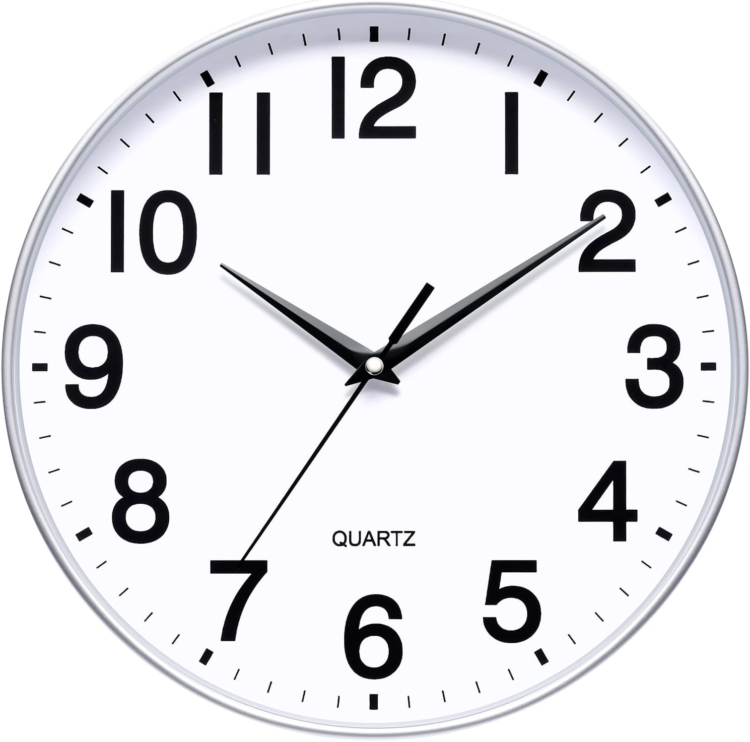 Space Silent Creative Wall Clock, Silent Time Operated for for Office, Classroom, Bedroom, Bathroom, Living Room, Restaurant, Hotel,Children'S Room，Kitchen， Etc.(30 Cm/ 12")&hellip;