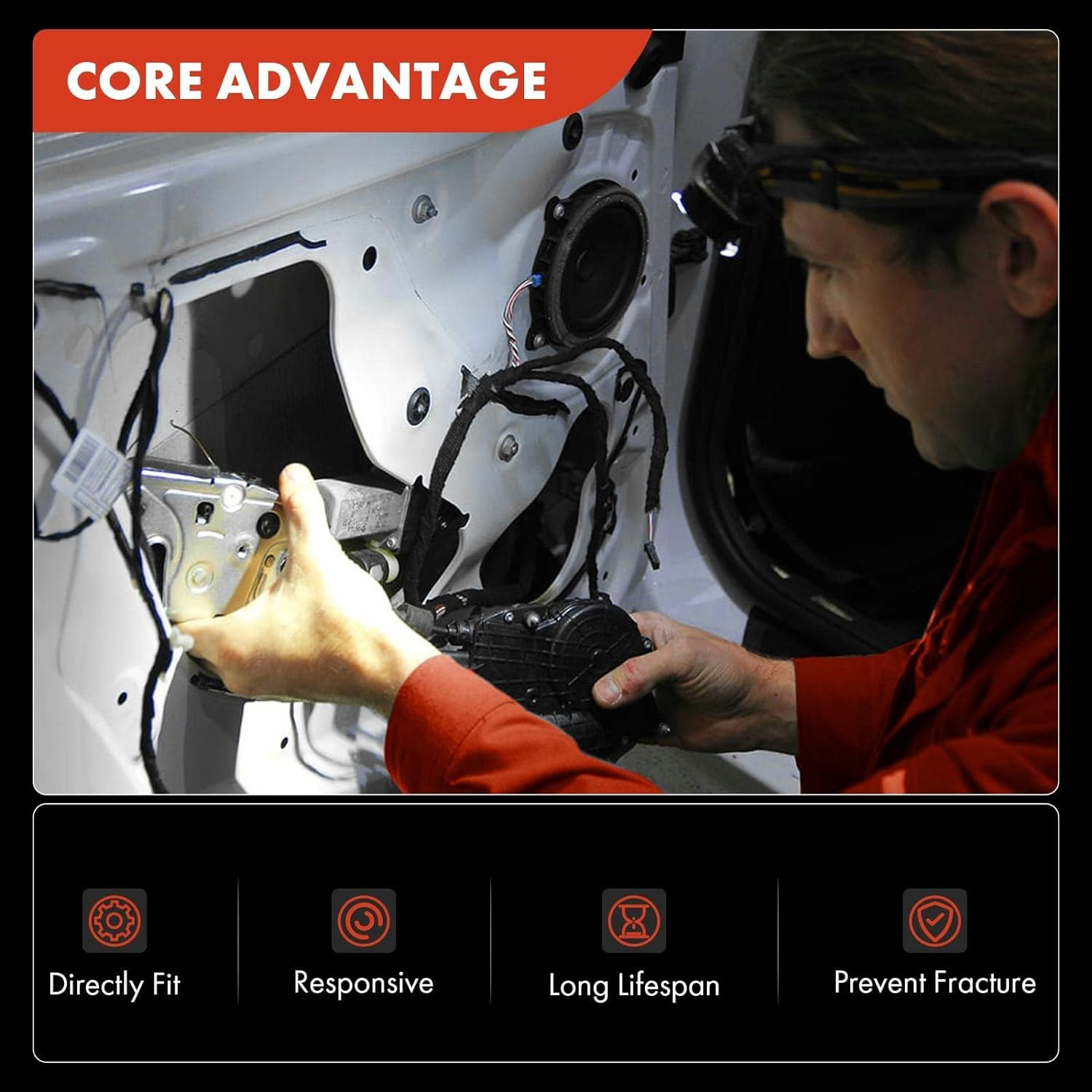 A-Premium outside Door Handle Carrier Compatible with BMW E53 X5 2000-2006, Front Left Driver Side, Replace# 51218243615 image number 3