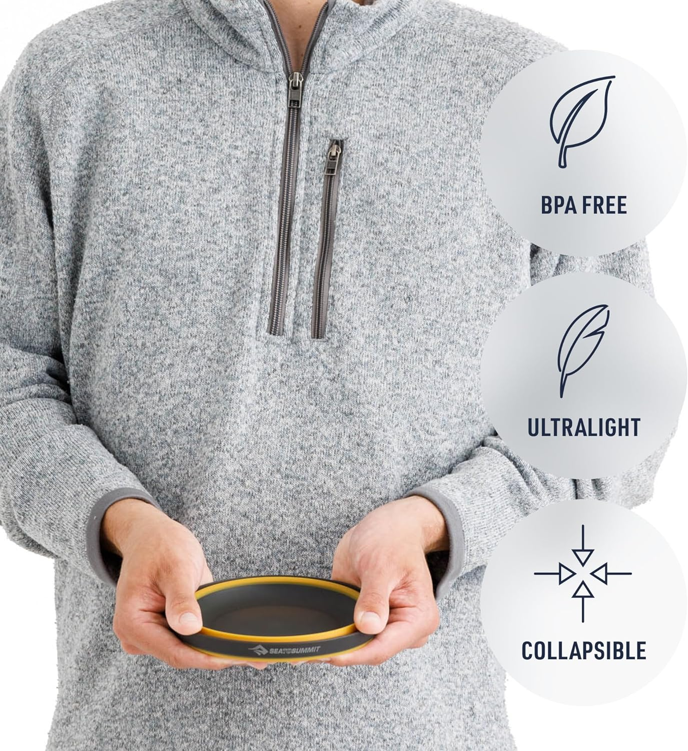 Sea to Summit Frontier UL Collapsible Bowl, Puffin'S Bill, Medium image number 4