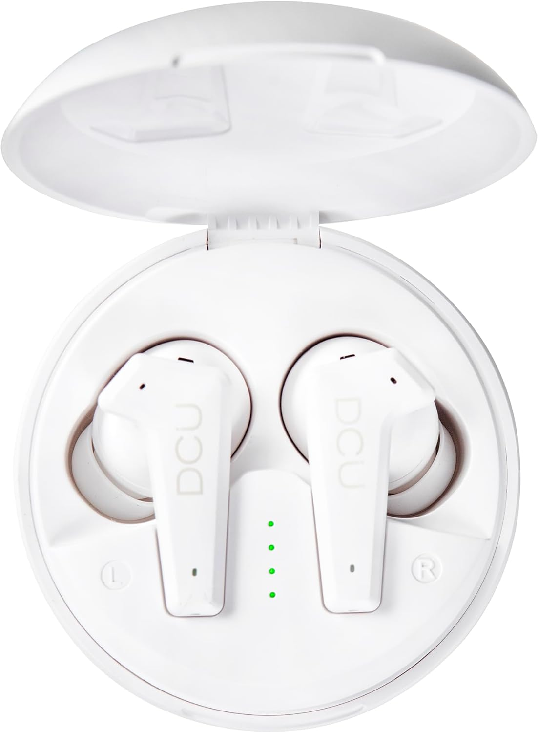 DCU Tecnologic Active Feedforward Noise Cancelling Headphones Bluetooth Headphones 5.0/5.2 White image number 5