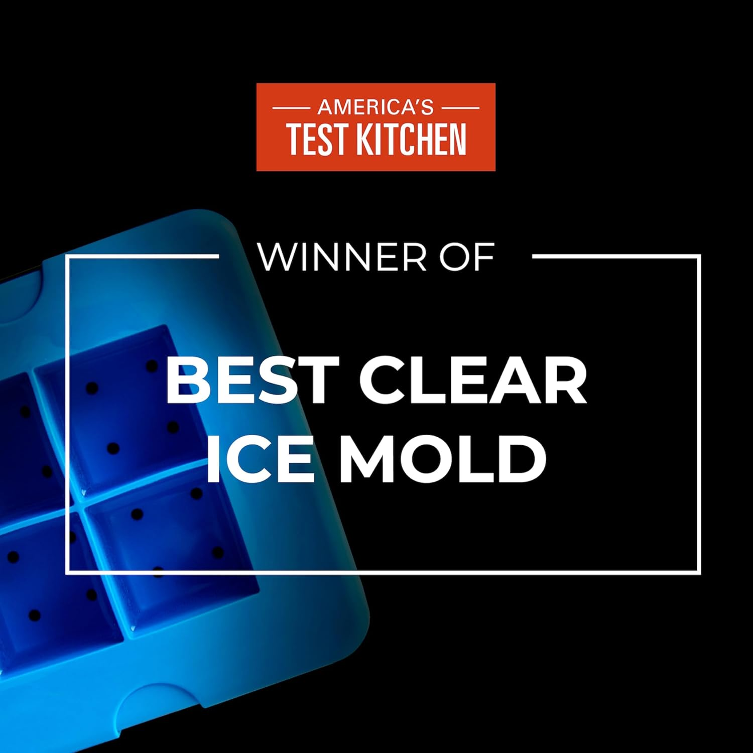 True Cubes Clear Ice Cube Maker, Clear Ice Mold - 4 Large Clear Ice Cubes for Cocktails, Drinks & Whiskey - Bpa-Free Silicone Square Ice Cube Mold - Whiskey Gifts for Men image number 4