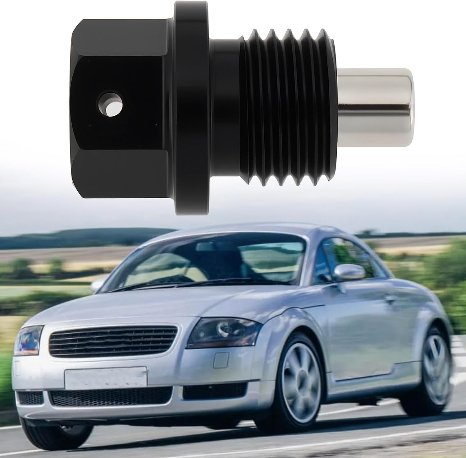 SG Store 2Pcs M14 X 1.5 Magnetic Sump Plug with Washer Compatible with Audi TT Mk1 1.8T 1998&ndash;2006 image number 5