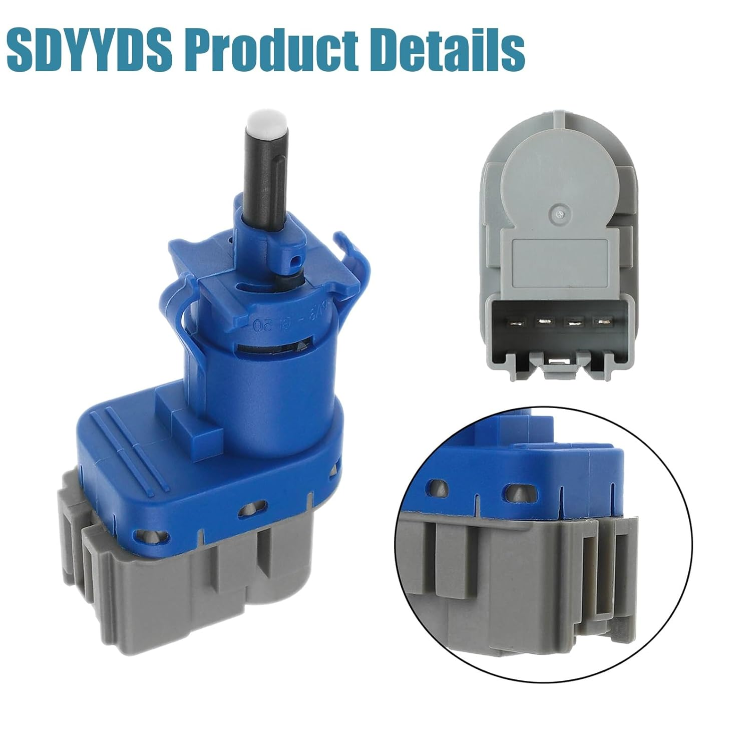 New Brake Light Switch 4Pin Compatible with Ford F-150 F-250 F-350 Focus/Mazda 2 3 5 6 / Lincoln MKC MKT OEM:4838697 / 8T4T-9G854-AA image number 6