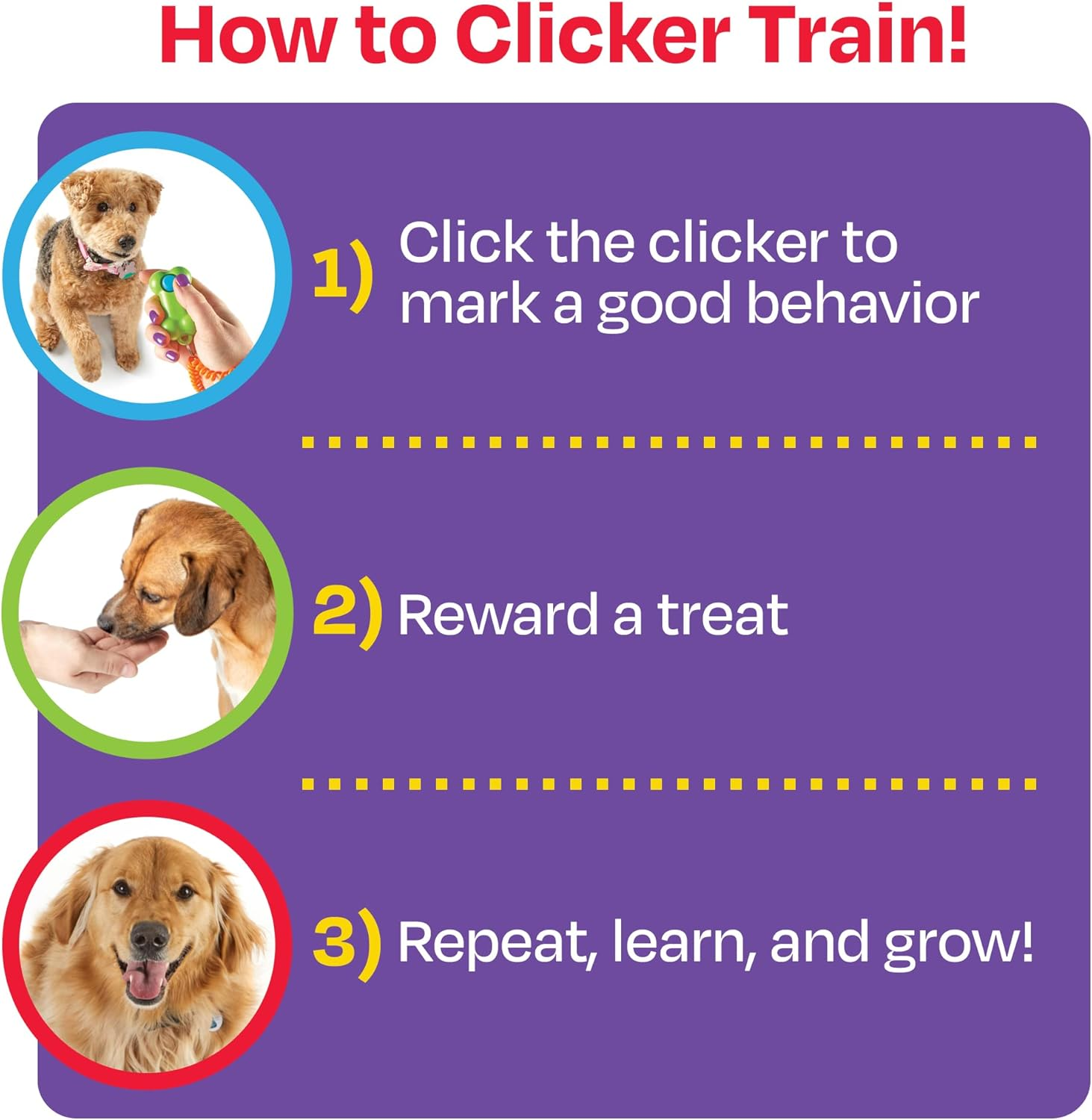 Brightkins Smarty Pooch Bone Training Clicker image number 2