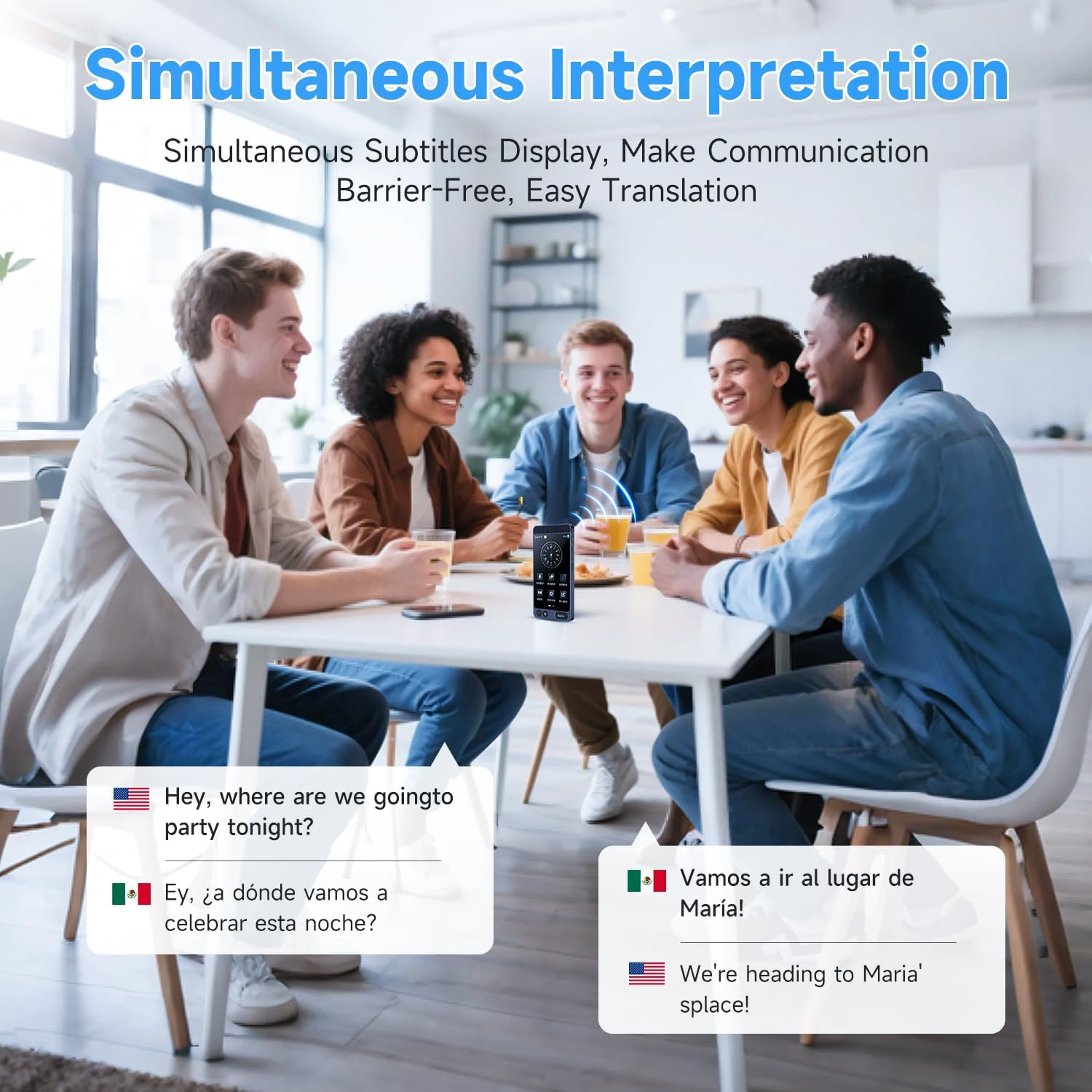 Language Translator Device, D21 Two Way Real-Time Voice/Photo Translator for 142 Languages, Portable Online/Offline Instant Translation for Business Learning Travel with 4.0'' Screen image number 6