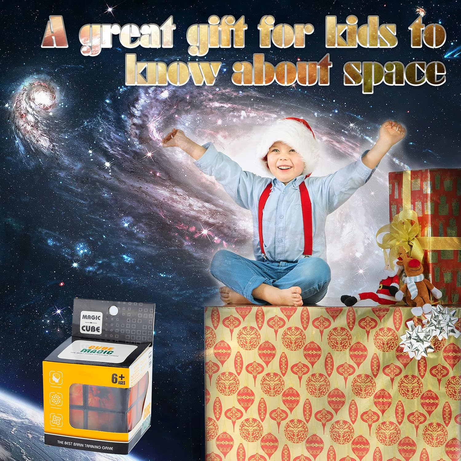 Boys Toys Age 6 7 8 9 10: Boys Gifts Age 9-10-12 Kids Toy Educational Fidget Toys Adults ADHD Infinity Cube IQ Puzzles for 5-13 Year Old Boy Teen Sensory Toys Game 6 7 8 9 Year Old Boy Gifts image number 3