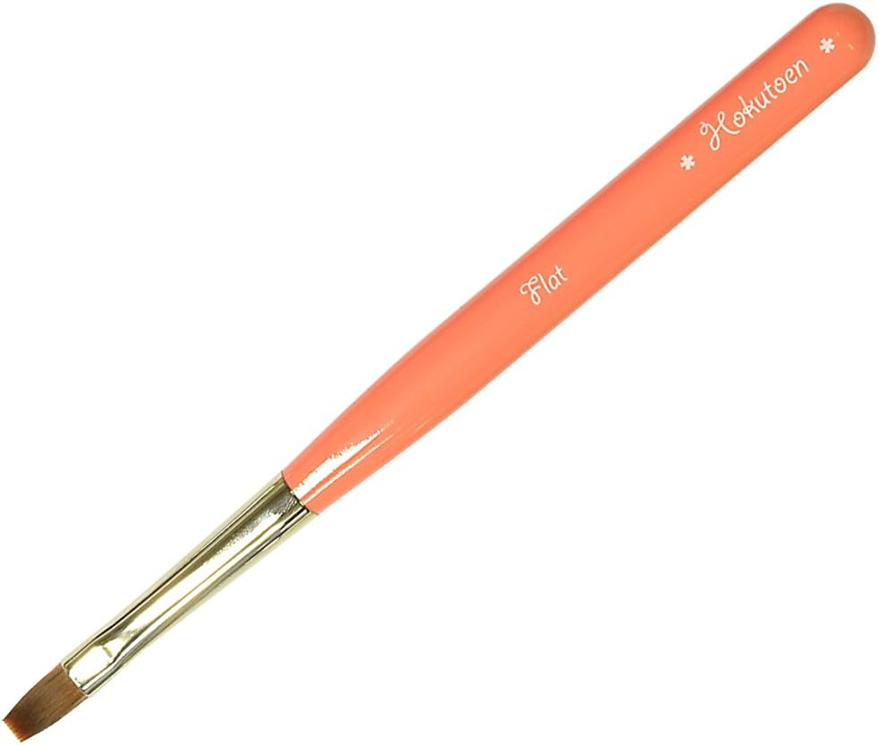 PNSSL Kumano Brush Gel Nail Brush, Hokutoen Flat Brush/Nh-06