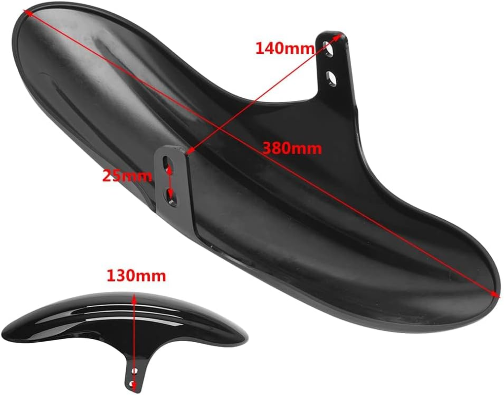 Motorcycle Short Front Fender Fits for Harley M8 Softail Street Bob FXBB FXBBS 2018-2025 Vivid Black image number 1