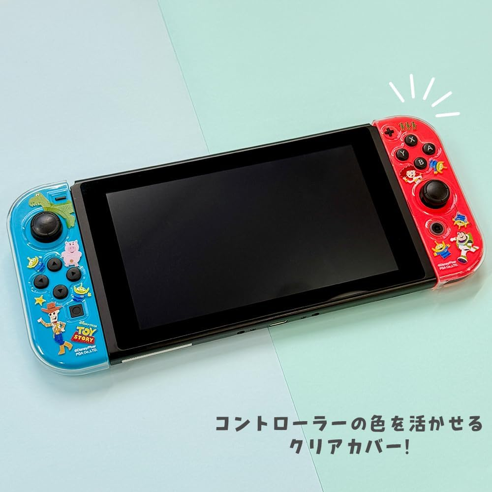Switch Switch有機El コントローラー カバー クリア 透明 スティッチ ディズニー キャラクター Disney リロ&スティッチ PG-DJC03STI image number 5