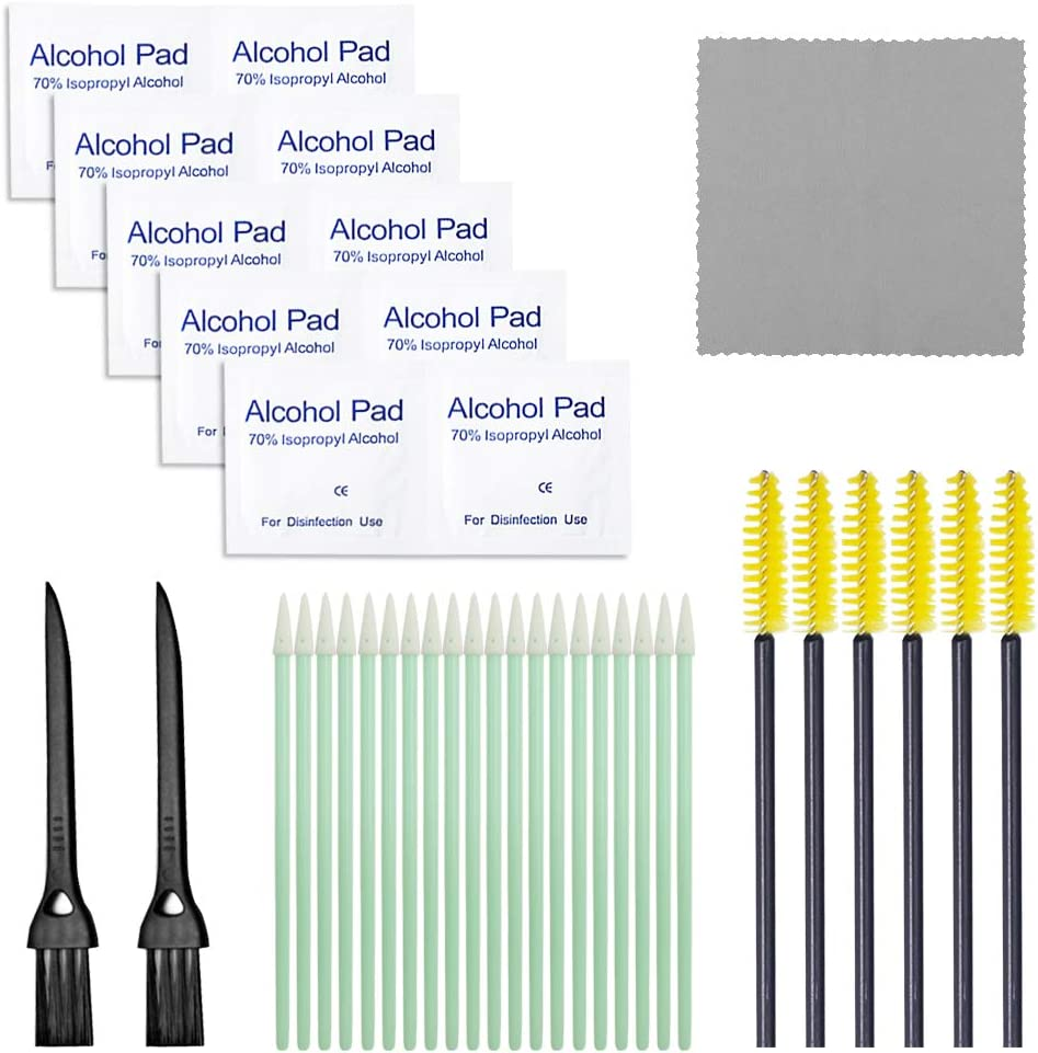 Yucool 39 Pcs Multifunctional Cleaning Kit for Electronic Devices, Keyboard Cleaning Brush, Headphones Cleaner Kit Compatible with Cell Phone, Airpods and Case image number 1
