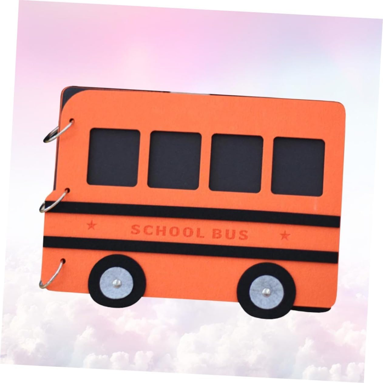 Diy Photo Album School Bus Theme Commemorative Book for Boys and Girls for Family Memories image number 5