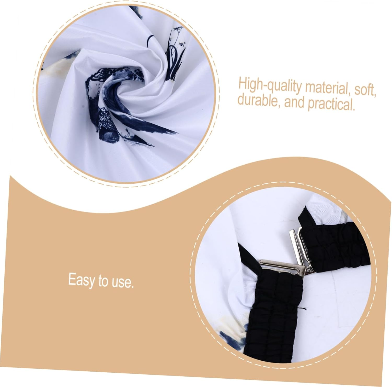 Healvian Haircut Cape Barber Cape for Adults Salon Barbers Hairdressing Hair Cutting Shop Supply image number 6