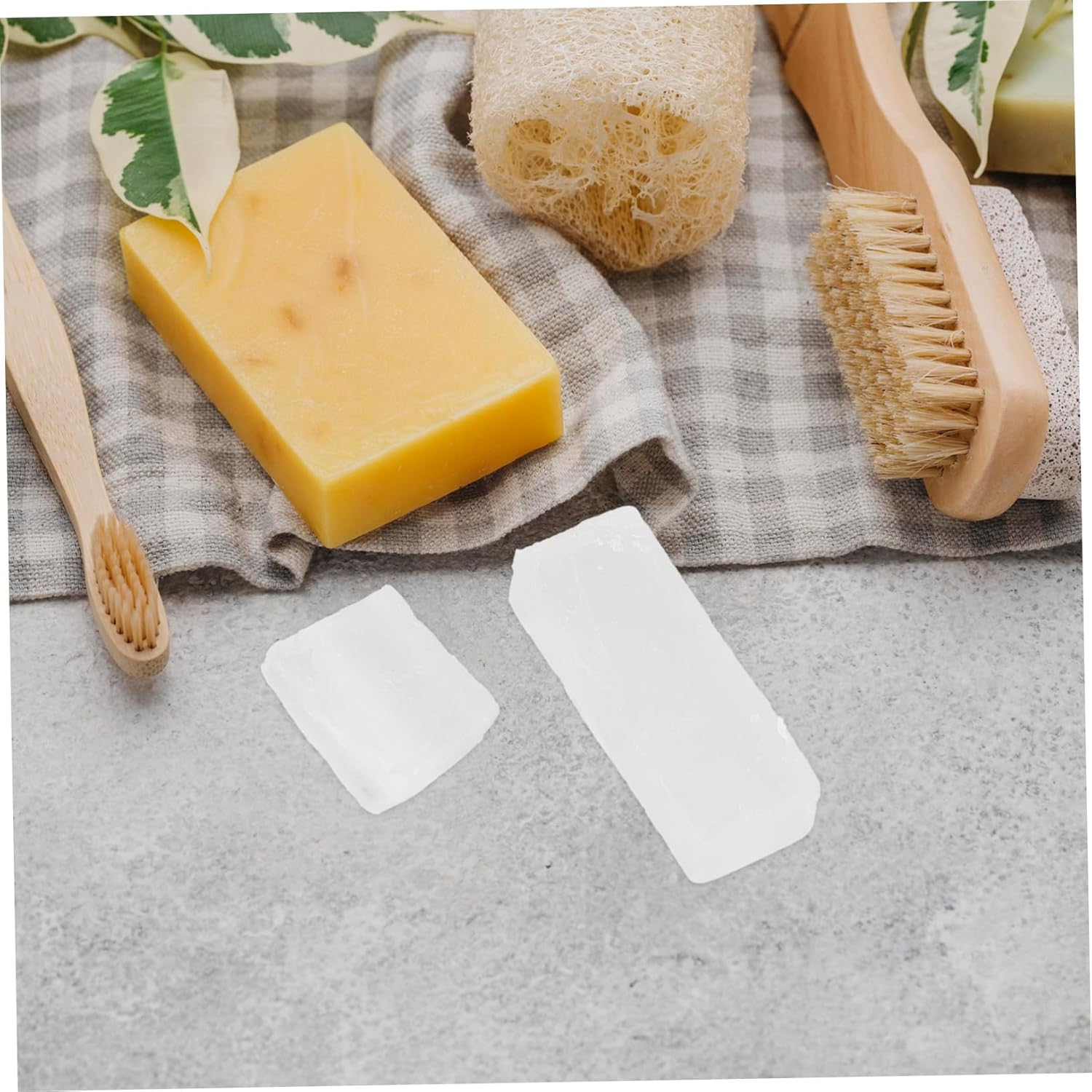 SHINEOFI 1Bag Organic Bar Soap Base Soap Base Making Supplies Kit for DIY Projects image number 1